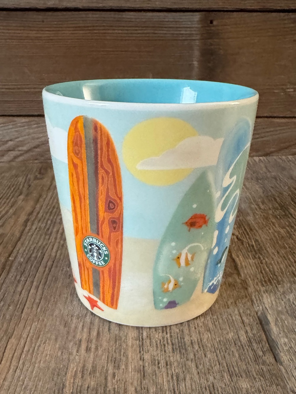 Rare Starbucks Hawaii Surfboard Mug